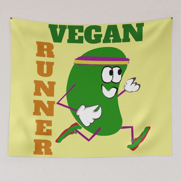 Item preview, Cross Country Vegan Runner designed and sold by Thispoeticlife.