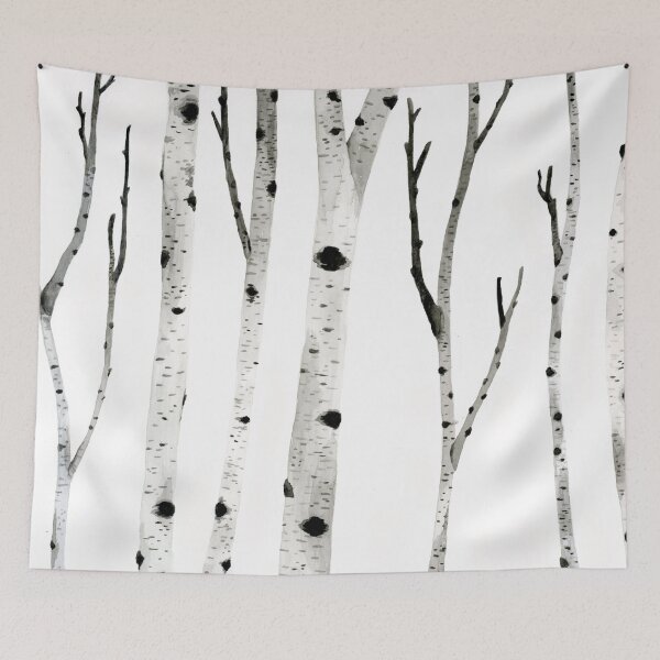 Item preview, Ink Birch Trees designed and sold by stephaniegalyon.
