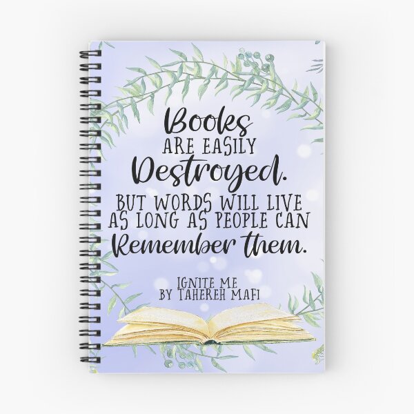 Item preview, Ignite Me by Tahereh Mafi designed and sold by erinbookdragon.