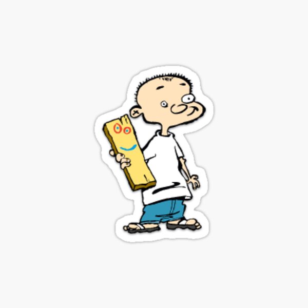 Johnny and Plank  Sticker