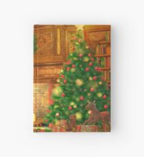 Christmas Fireplace Hardcover Journal