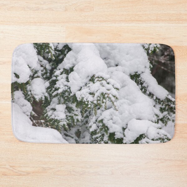 Item preview, Snowy Eastern Hemlock branches wintery designed and sold by Steven Holt.
