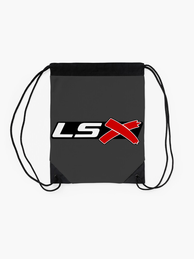 Alternate view of LSX 6.0L Litre Gen 4 Engine Decal Drawstring Bag