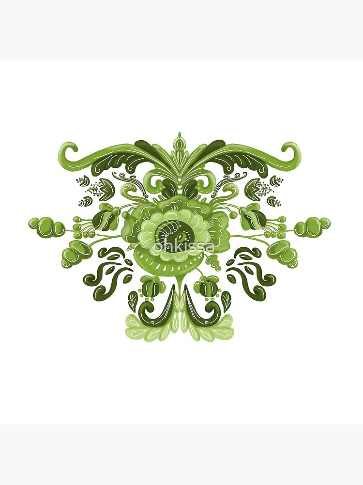 Green Flowers by ohkissa