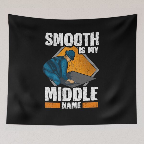 Item preview, Smooth is my middle name Concrete Finisher  designed and sold by Proficient  Tees.