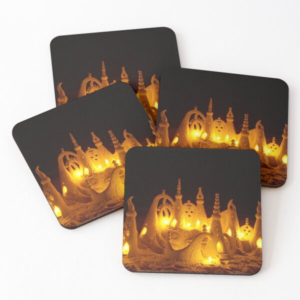 Item preview, Sand castle at night designed and sold by Sandology.