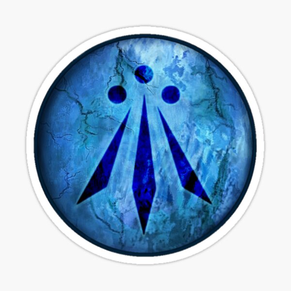 Ancient Celtic Awen Symbol Sticker
