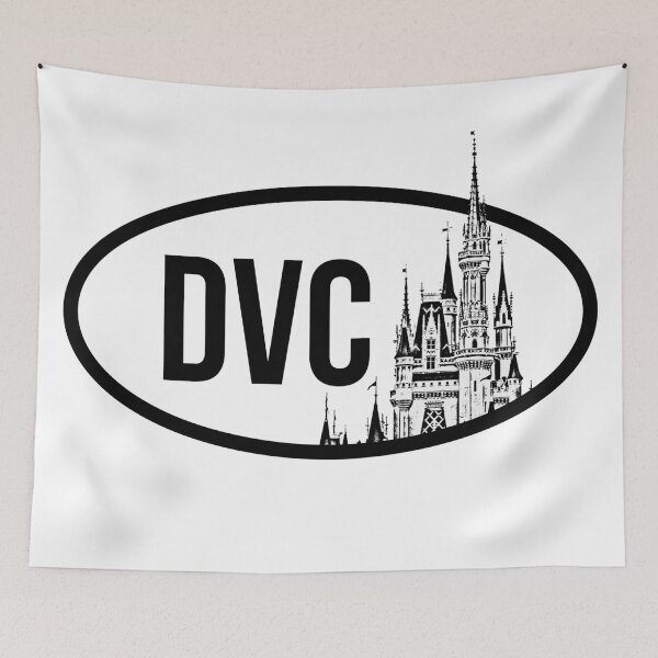 Item preview, DVC Magic Castle Sticker Black designed and sold by FandomTrading.