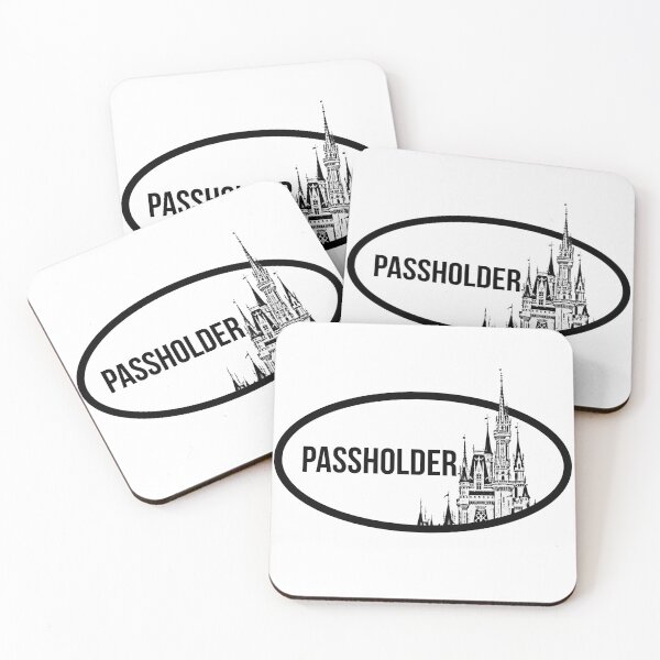 Item preview, Passholder Magic Castle Sticker Black designed and sold by FandomTrading.