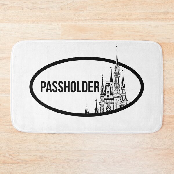 Item preview, Passholder Magic Castle Sticker Black designed and sold by FandomTrading.