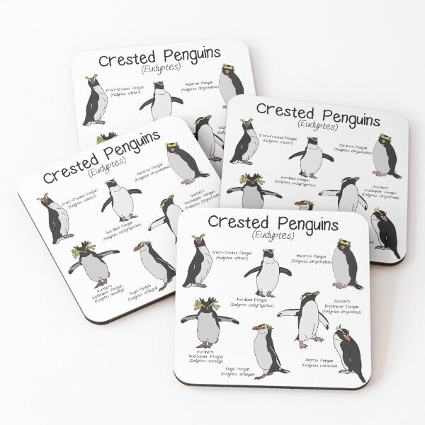 Item preview, Crested Penguins designed and sold by GraceT26.
