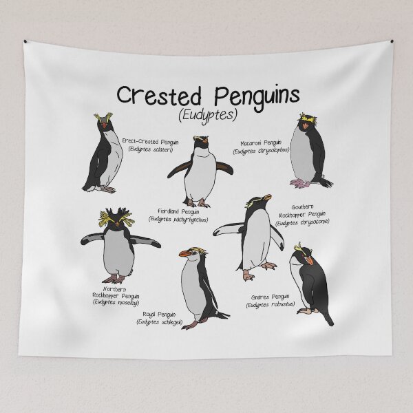 Item preview, Crested Penguins designed and sold by GraceT26.