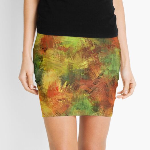 Autumn Leaves 08 Mini Skirt
