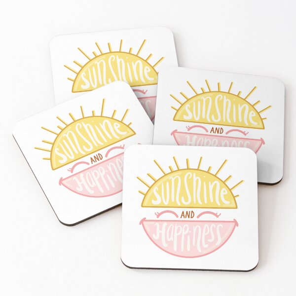 Item preview, Sunshine and happiness quote art designed and sold by Weyheycallie.