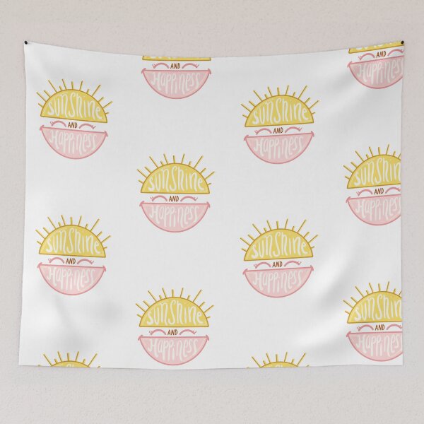 Item preview, Sunshine and happiness quote art designed and sold by Weyheycallie.