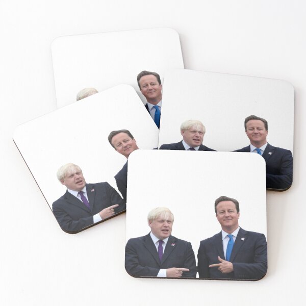 Aperçu de l'œuvre Hommes politiques pointus - Boris Johnson et David Cameron créée et vendue par tegenn27.