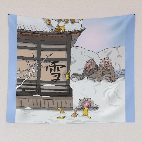 Item preview, Onsen at a Japanese Shrine designed and sold by CuisineCat.