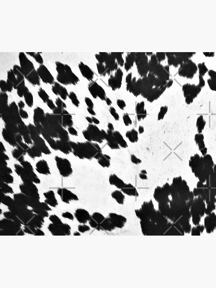 Faux Cowhide Black and White 3 by Gypsykiss