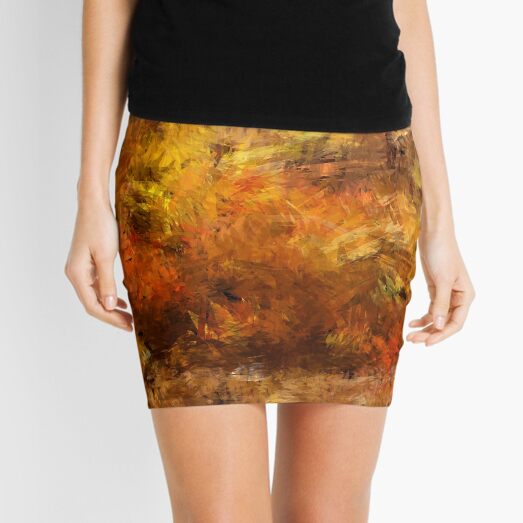 Autumn Leaves 09 Mini Skirt