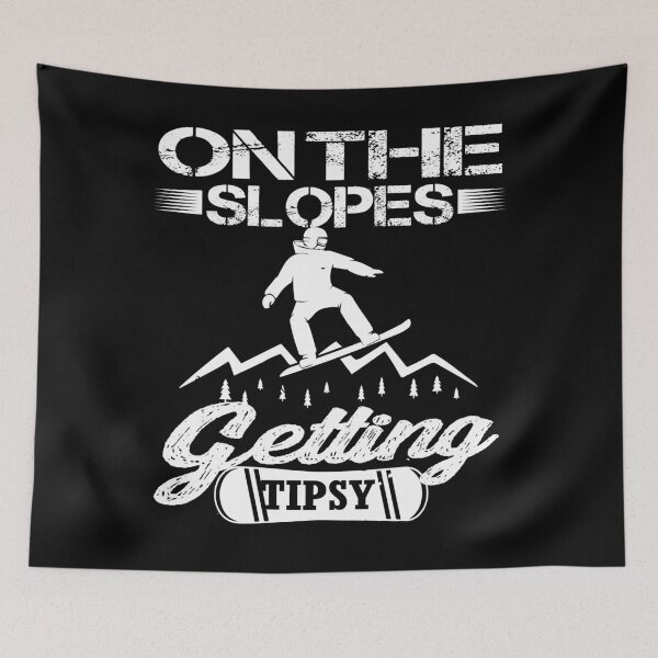 Item preview, On The Slopes Getting Tipsy Skiing  designed and sold by BiagioDeFranco.