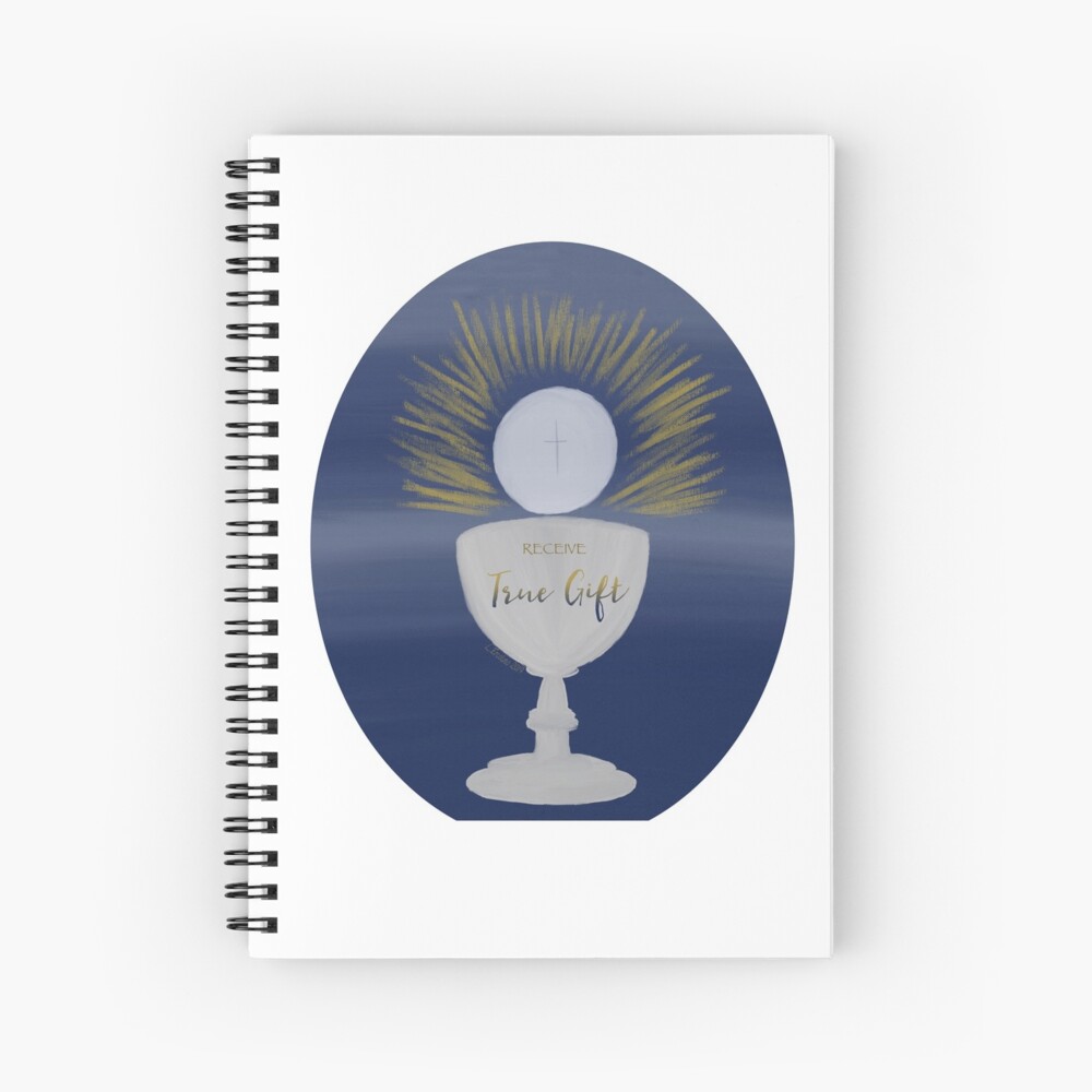 The Eucharist, True Gift Spiral Notebook