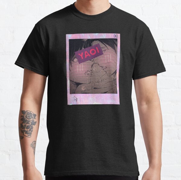 YAOI AHEGAO BOY SLOPPY KISS EDIT Classic T-Shirt