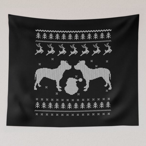 Item preview, Ugly Christmas Pitbull product designed and sold by RedmonsDesigns.