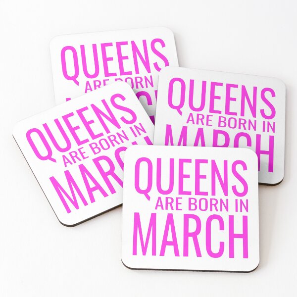 Item preview, Queens Are Born In March - Birthday graphic designed and sold by RedmonsDesigns.