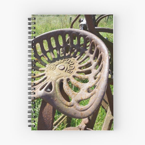 Item preview, Rusty tractor seat on a farm in Tudweiliog, Llyn, North wales  designed and sold by Anna Myerscough.