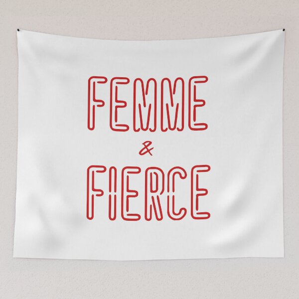 Aperçu de l'œuvre FEMME & FIERCE créée et vendue par caxcma.