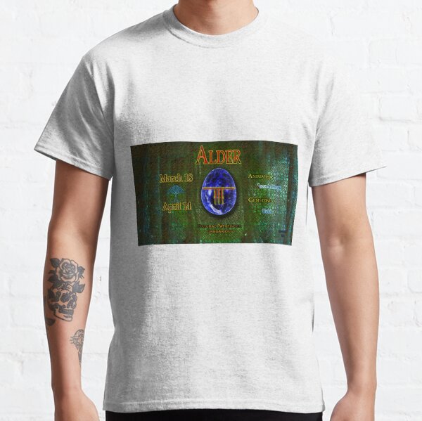 Zodi-Egg Alder with background v1 Classic T-Shirt
