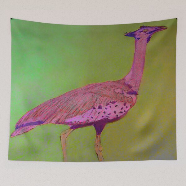 Item preview, amazing pink bird designed and sold by TessAndre.