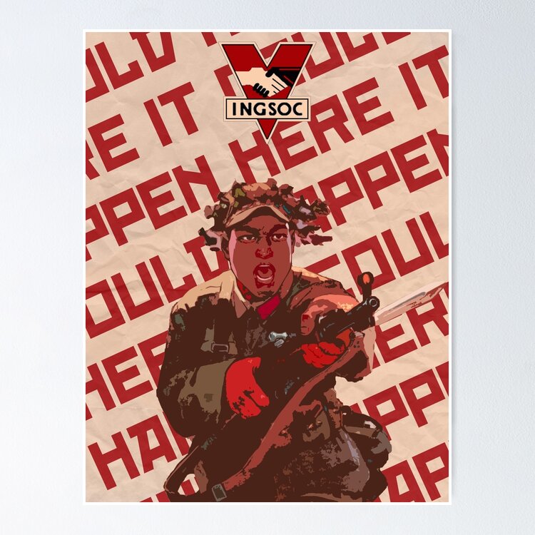 1984 Propaganda Poster East Asia Eurasia INGSOC 