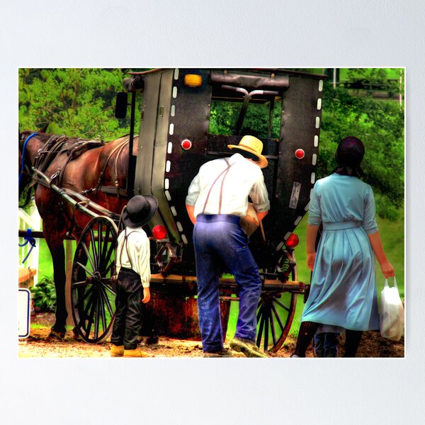 Item preview, Amish Family designed and sold by Marcia Rubin.
