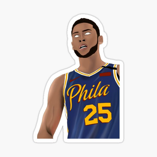 Ben Simmons Dunking Sticker for Sale by RatTrapTees