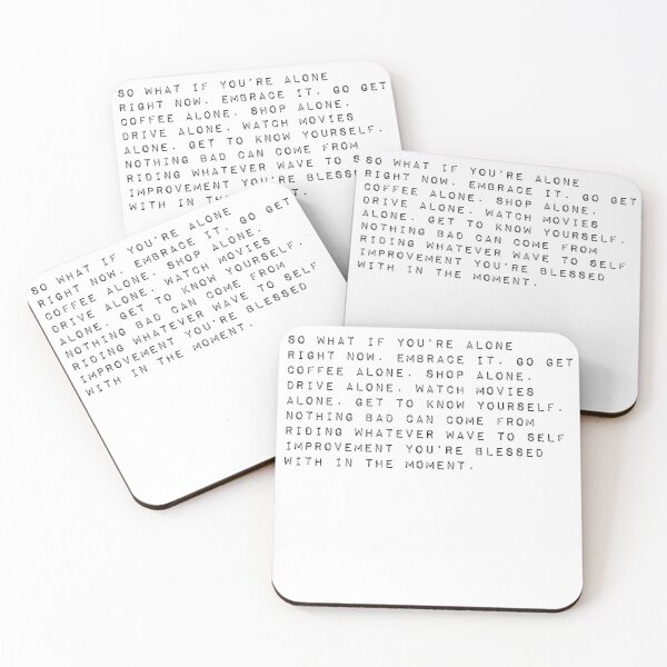 Item preview, so what if you're alone designed and sold by molmck.