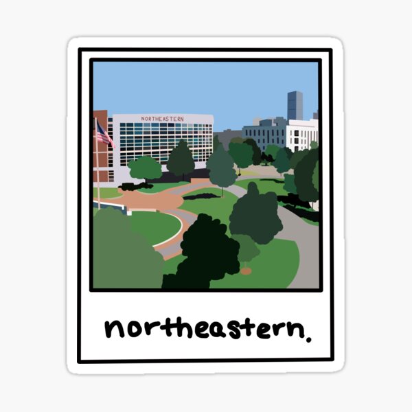 Northeastern Polaroid ! Sticker