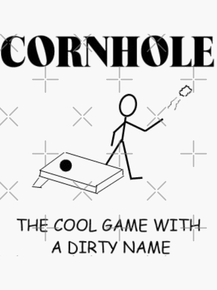 "Fun Game, Dirty Name" Sticker for Sale by MRCoopGroup Redbubble