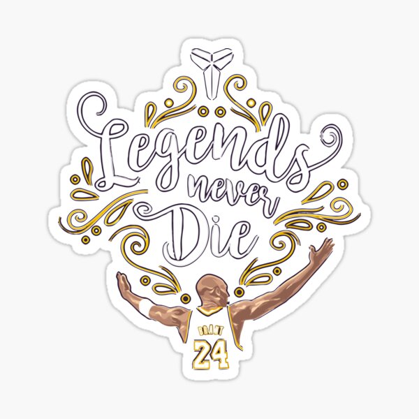 Legend kobe bryant King RIP Sticker