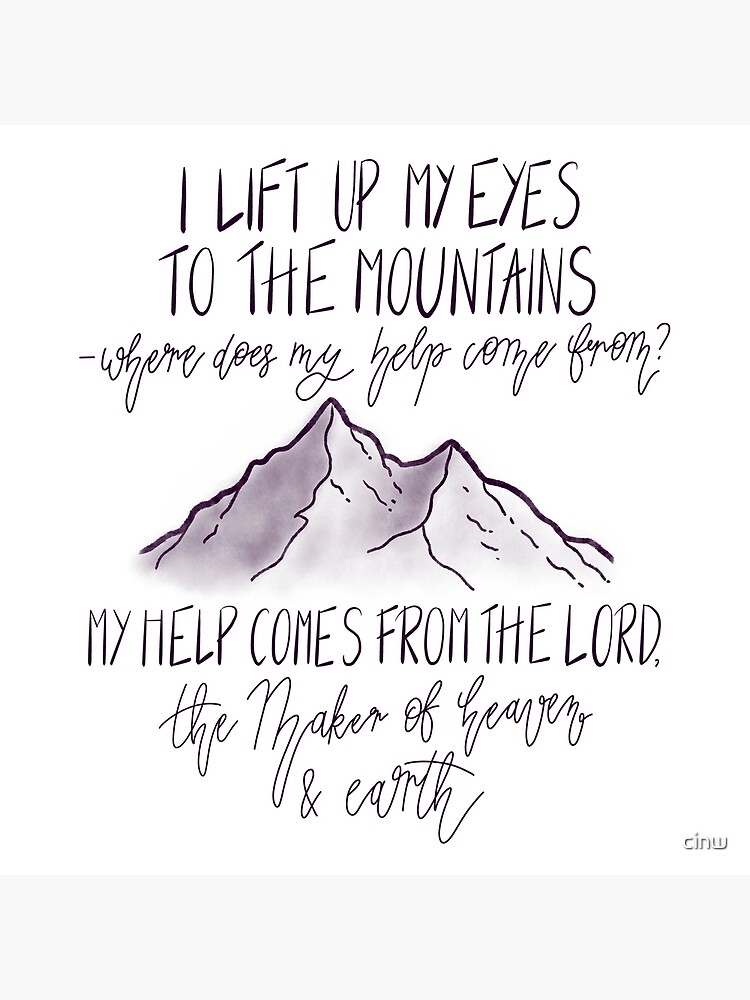 My Help Comes From The Lord {Postcard} My Help Comes From The Lord {Postcard}