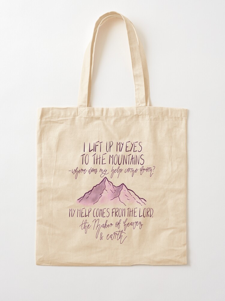 I lift my eyes to the mountains | My help comes from the Lord {Pouch}