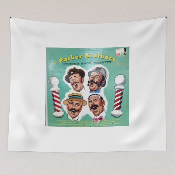 Item preview, Parker,  Brothers, Barber Shop Quartet, Barber shop, Barber Pole, Quartet, Moustache designed and sold by Vintaged.