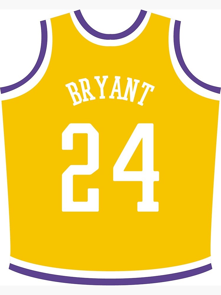 yellow kobe bryant jersey