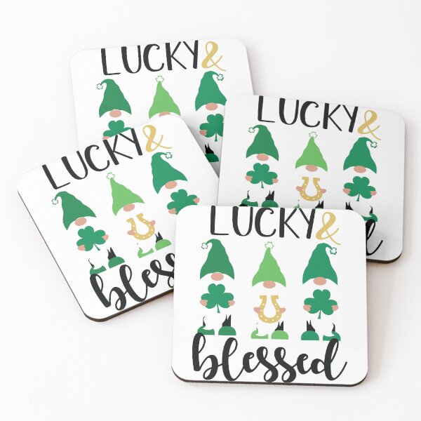 Item preview, Lucky and blessed gnome St. Patrick Day design  designed and sold by BRtisticDesigns.