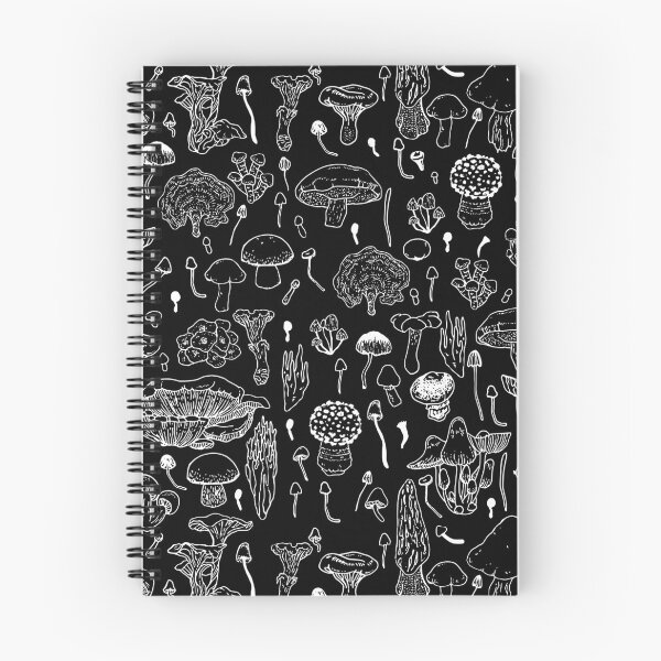 Item preview, Mushroom print in white designed and sold by ObviouslyCloe.