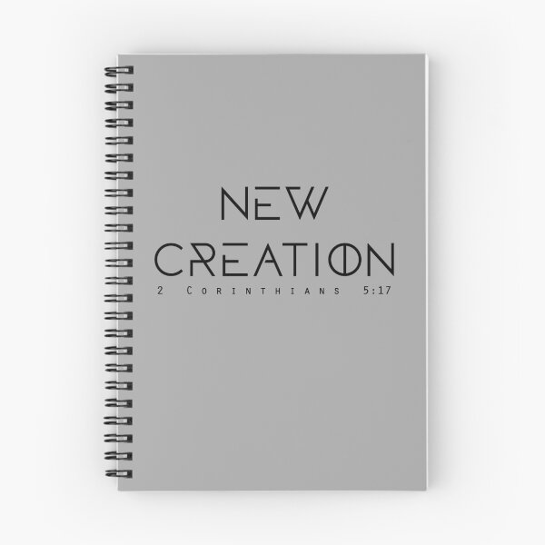Item preview, New Creation Modern Trendy Scripture 2 Corinthians 5:17 designed and sold by TapestryDesigns.