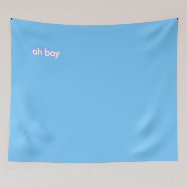 Item preview, Oh Boy on Blue designed and sold by Rocket-To-Pluto.