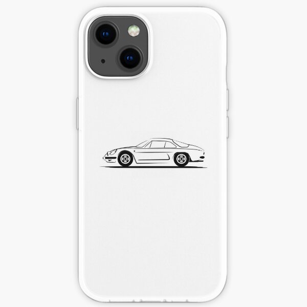 Renault Alpine A110 Noir Coque souple iPhone