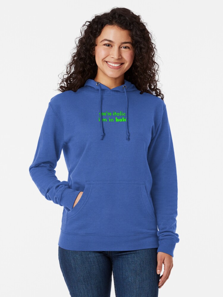 billie eilish blue hoodie