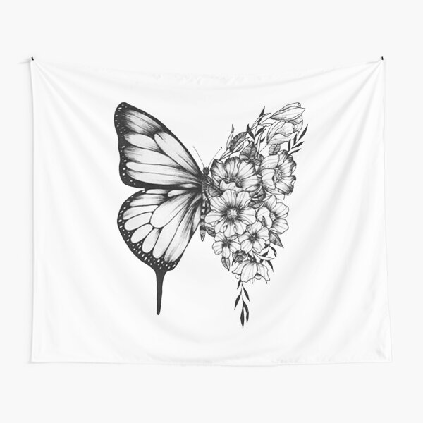 Shawn Mendes Butterfly Tattoo Tapestry